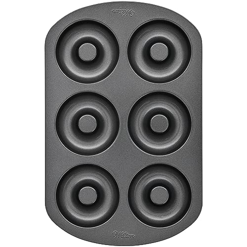 Wilton Donut-Backform, Antihaft, Groß, 6 Vertiefungen