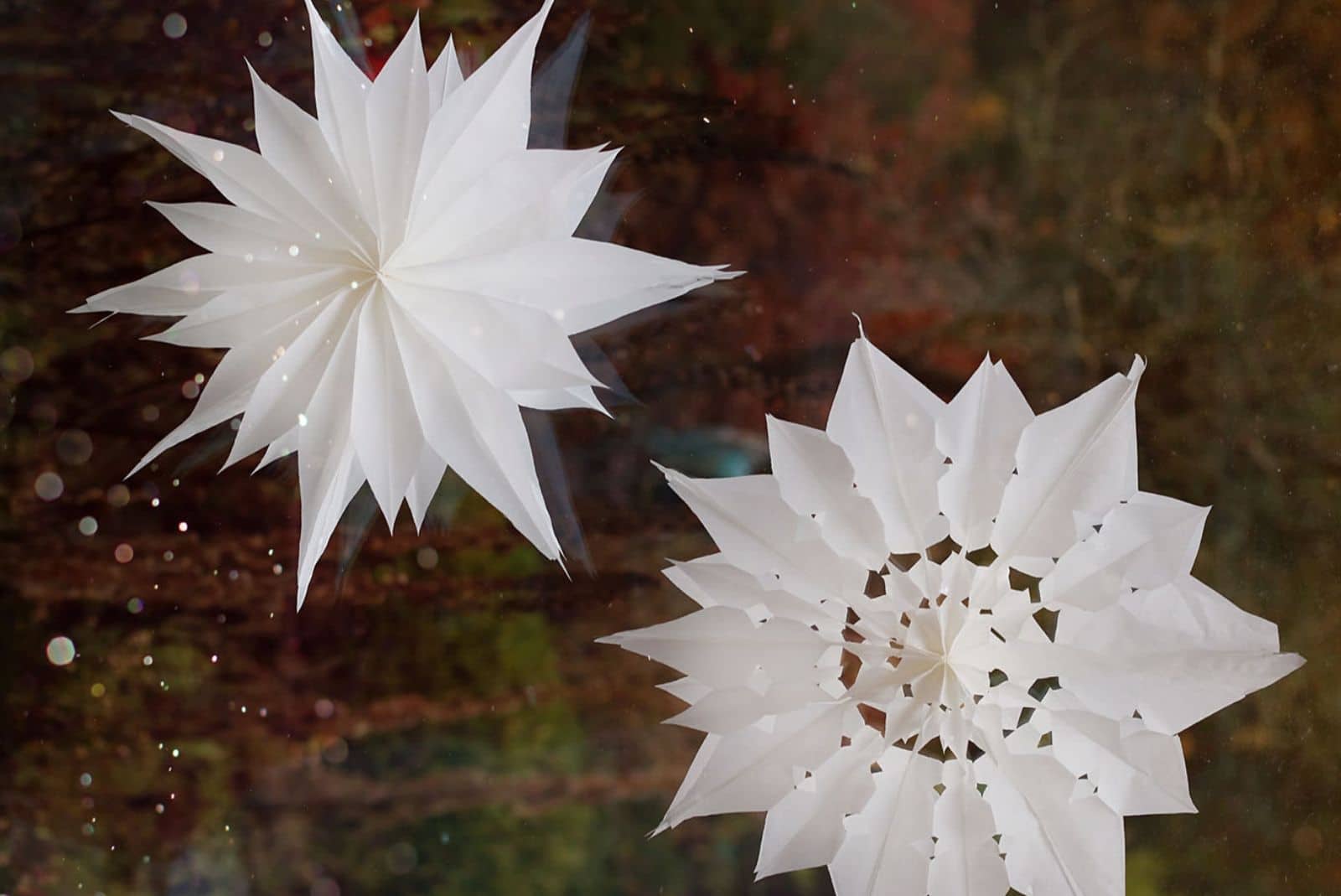 Sterne aus Butterbrottüten