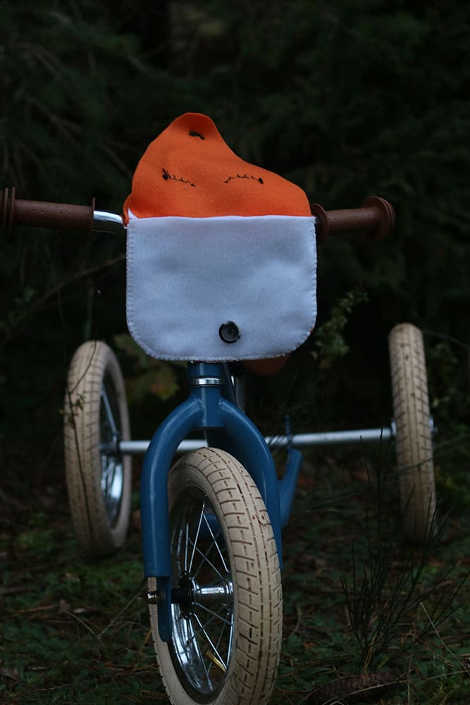 Fahrradtasche Fuchs offen