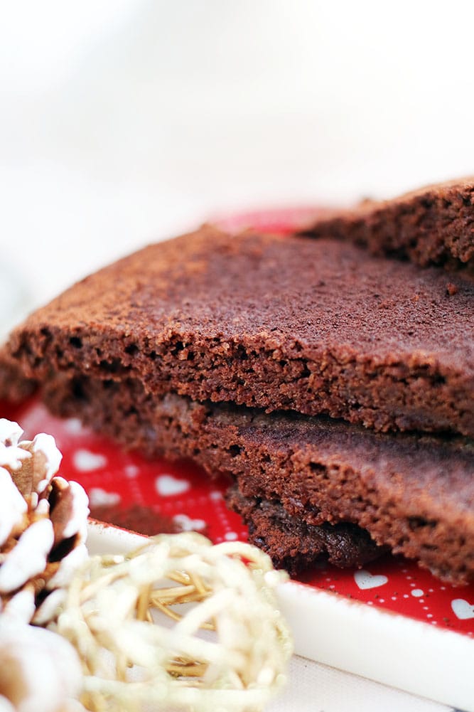 Schnelle Weihnachtsplätzchen Schoko Shortbread