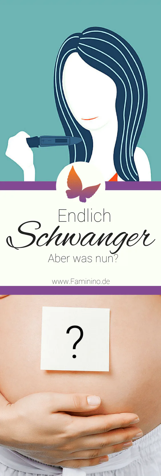 Endlich schwanger, doch was nun? Pin