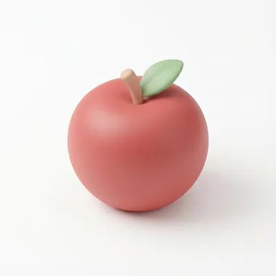 So groß wie eine Apfel