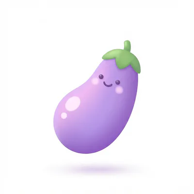 So groß wie eine Aubergine
